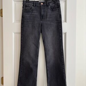 Zara Dark Gray Flare Women's Jeans